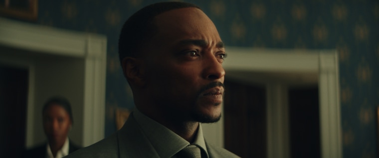 Anthony Mackie as Captain America in Marvel Studios' CAPTAIN AMERICA: BRAVE NEW WORLD.