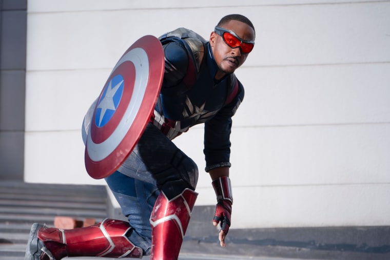 Anthony Mackie as Captain America in Marvel Studios' CAPTAIN AMERICA: BRAVE NEW WORLD.