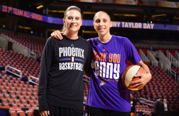 Penny Taylor and Diana Taurasi.