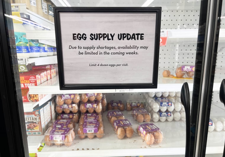 Image: Spread Of Bird Flu Brings Shortages And Higher Prices For Eggs In The US