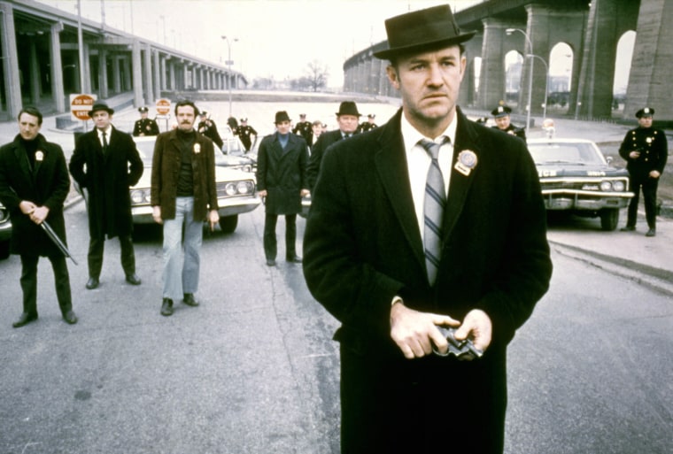 Gene hackman in "The French connection."