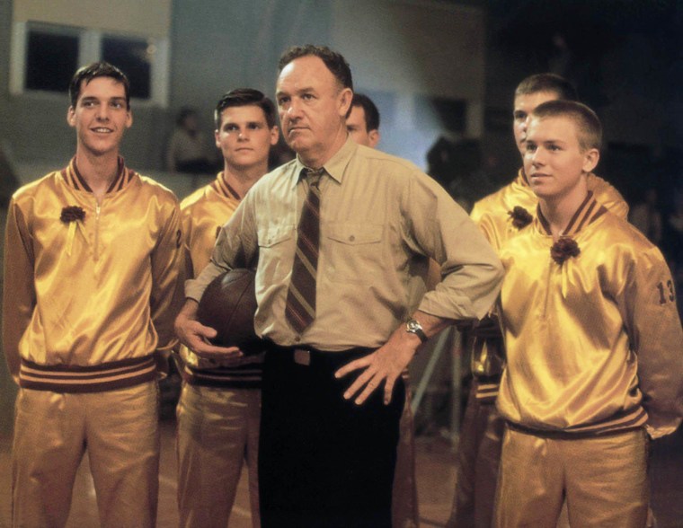 Gene hackman in "Hoosiers."