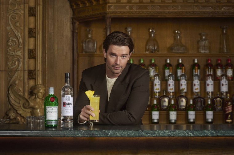 Patrick Schwarzenegger designed "White Lotus" Theme cocktails with Ketel One Vodka and Tanqueray Gin.