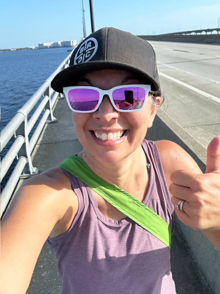 While it took about 6 months for Kloese to see real change physically, she says she felt mentally better within a month of committing to heathy habits. 