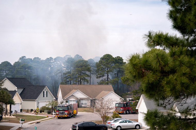 Image: Forest Fire in South Carolina