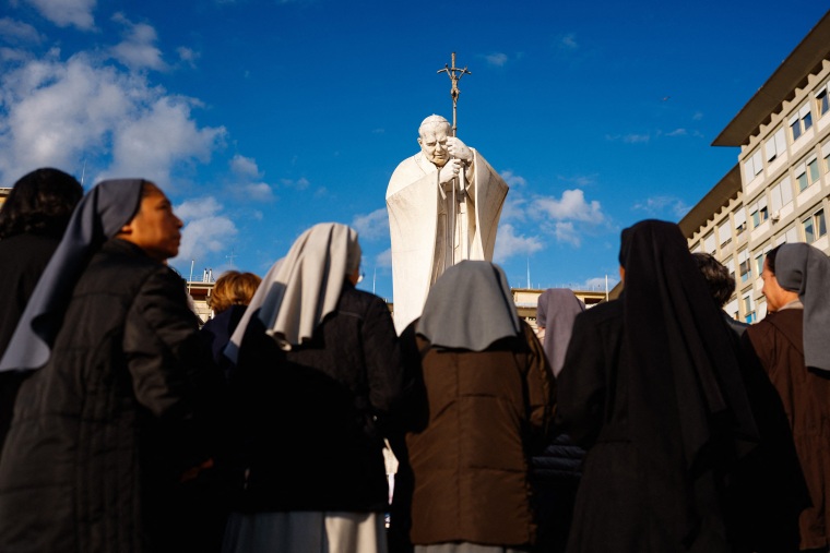 Pope Francis, who has been in hospital for more than two weeks with double pneumonia, is in a "stable" condition after spending a "calm night", the Vatican said on March 2, 2025. 