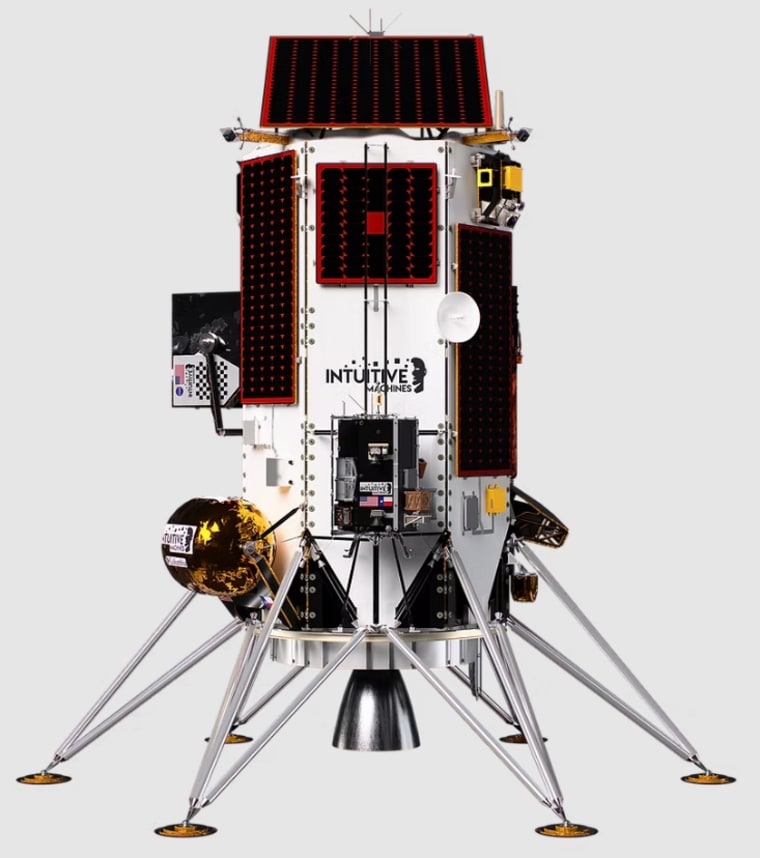 Moon mission ends with spacecraft on its side, unable to recharge batteries