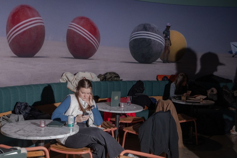 Over 100 people came to speed date at the Lawn Club this week. Silly Sports has sold out such events in 20 cities.