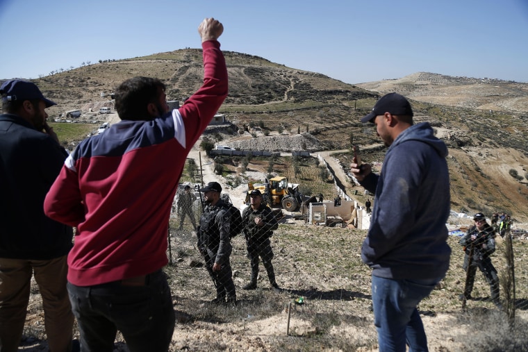 Hebron West Bank Houses Demolished