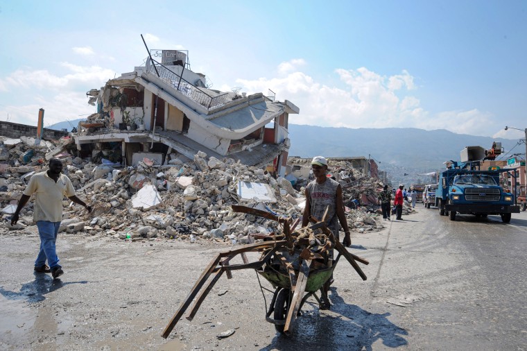 Debris in Haiti