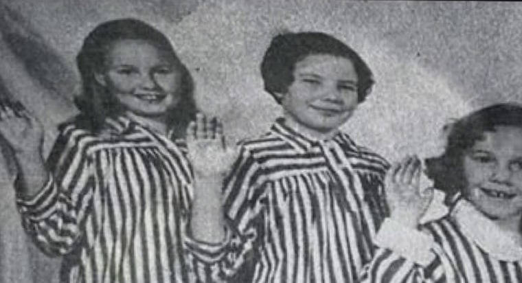 Barbara Martin, 14, Virginia Martin, 13, and Susan Margaret Martin, 11.