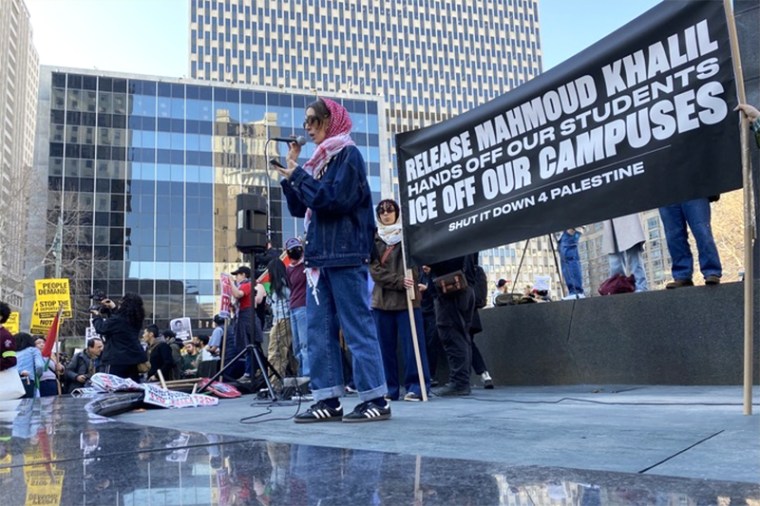 Mahmoud Khalil's protest