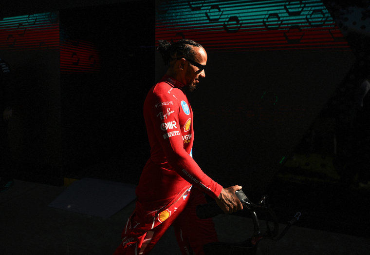 Ferrari's Lewis Hamilton