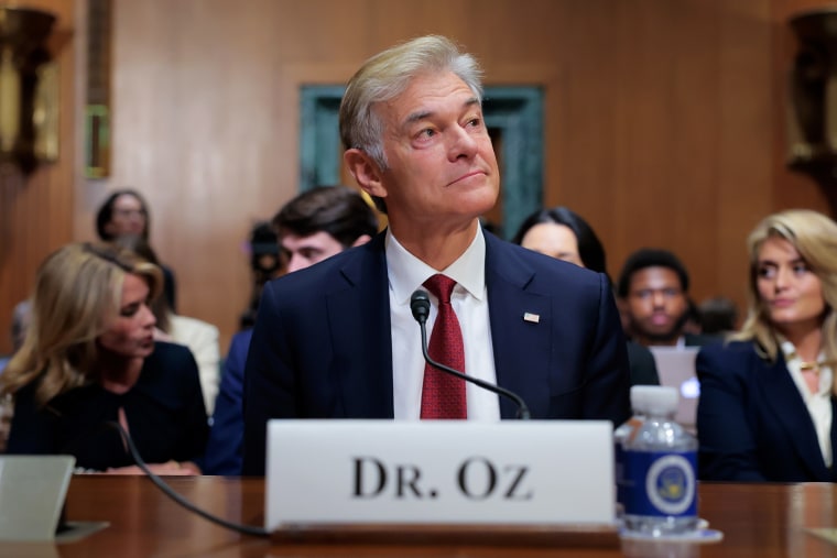 Mehmet Oz Testifies In Senate Nomination Hearing To Be Administrator Of The Centers For Medicare And Medicaid Services