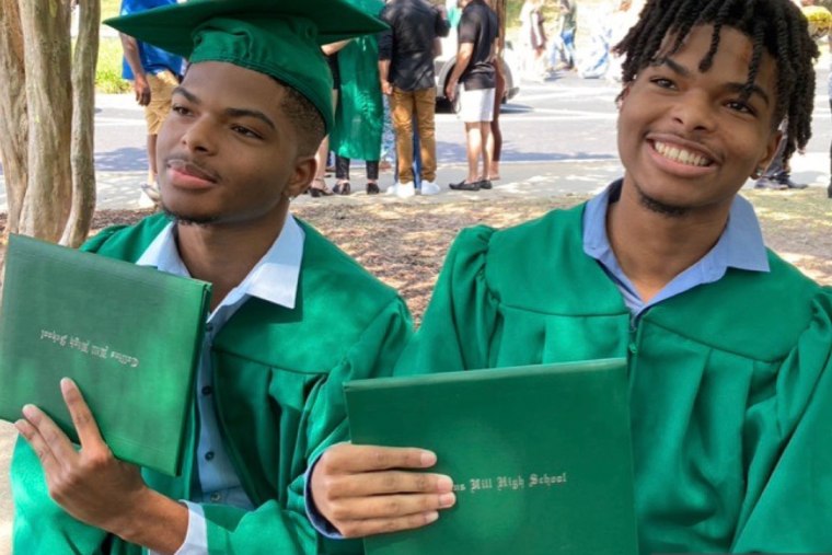 Twin brothers Qaadir and Naazir Lewis.