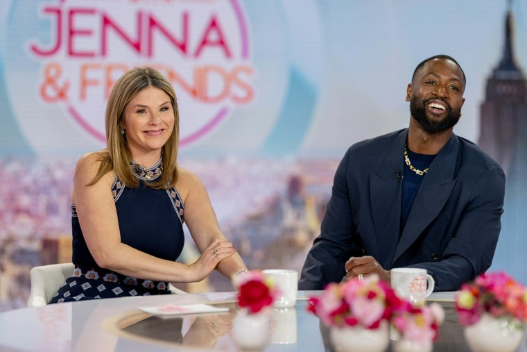 Dwyane Wade co-hosts the  TODAY with Jenna & Friends