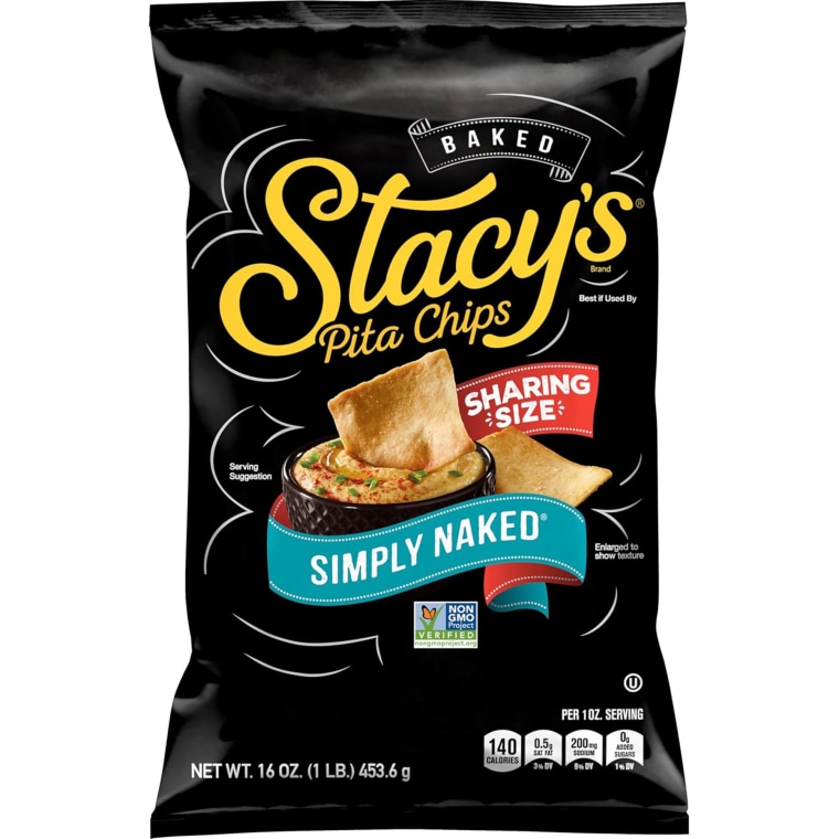 Stays Pita Chips, simply naked