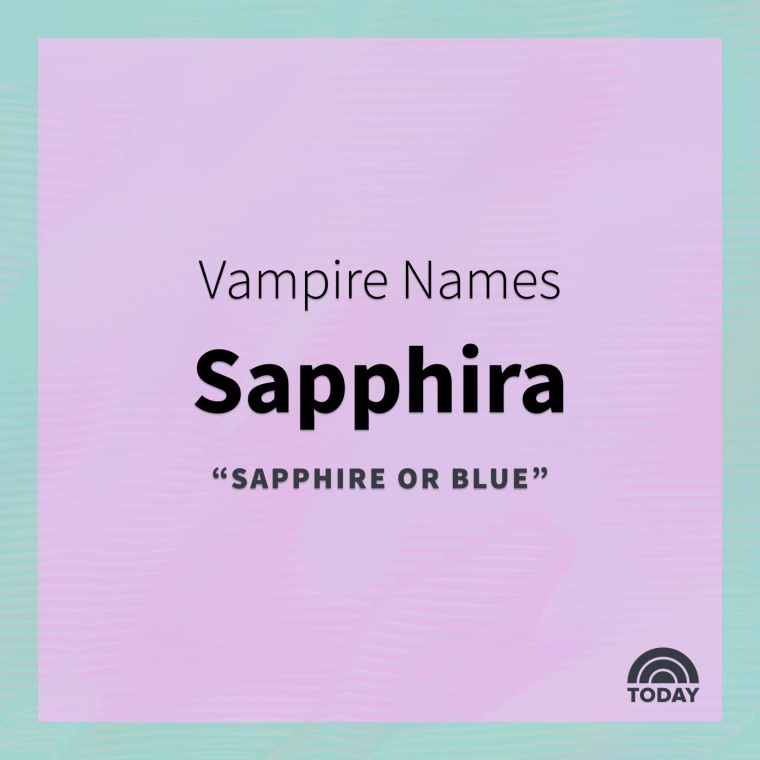 Vampire Names