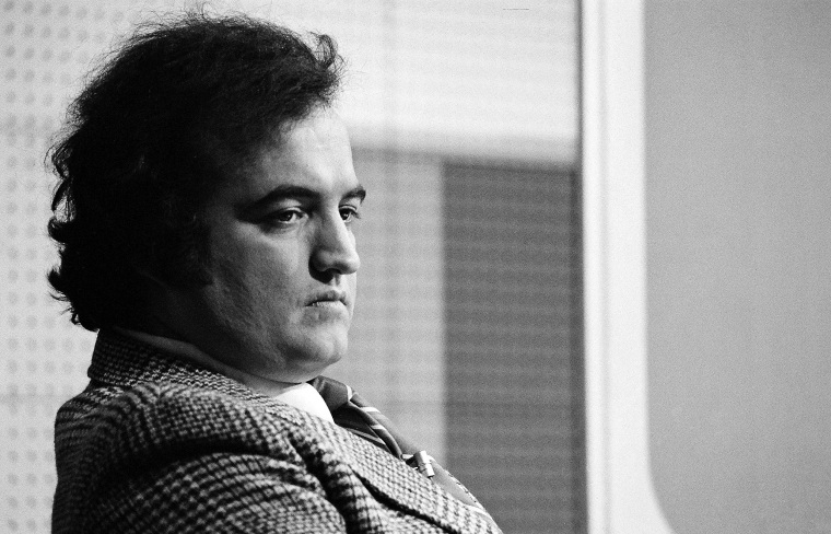 John Belushi in the "Weekend Update" skit on season 4 of "Saturday Night Live" on Nov. 4, 1978.