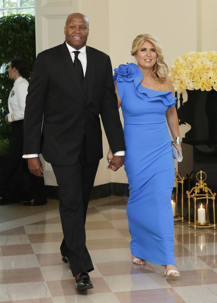 Craig Robinson and his wife Kelly Robinson