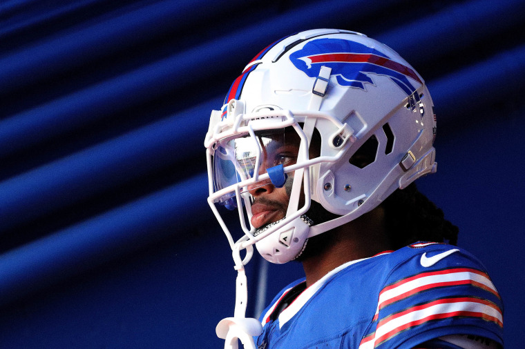 Damar Hamlin #3 de los Buffalo Bills