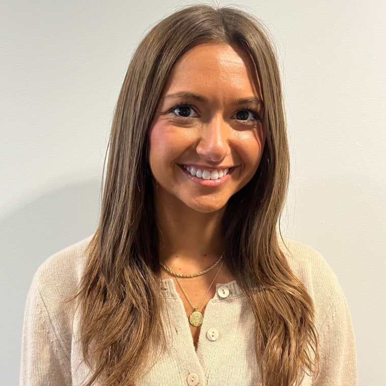 Producer Alexa Casavecchia tries the Pavoi 14K Gold Plated Layering Necklaces.