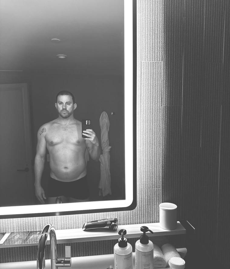 Channing Tatum posts picture about his body transformation