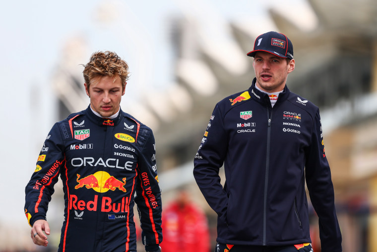 Liam Lawson and Max Verstappen team up for 2025.