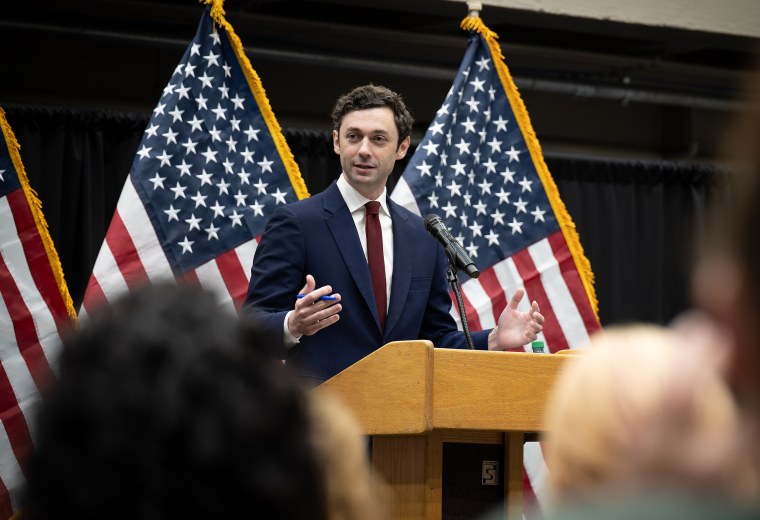 Image: Sen. Jon Ossoff At Town Hall politics political politician