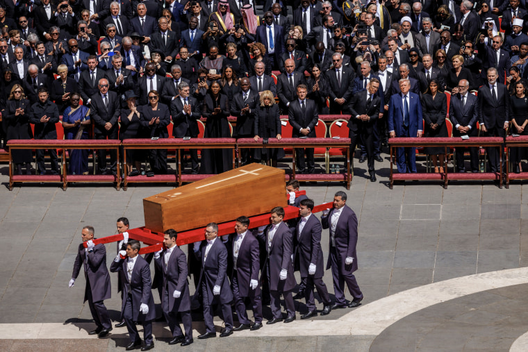 Pope Francis' funeral.