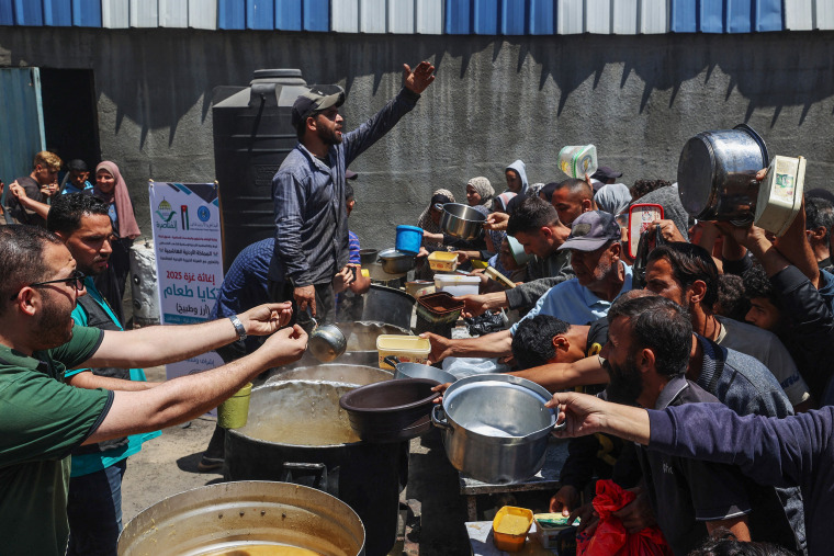 The UN food agency, one of the main providers of food assistance in the besieged Palestinian territory said on April 25 it had "delivered its last remaining food stocks to hot meals kitchens in the Gaza Strip".