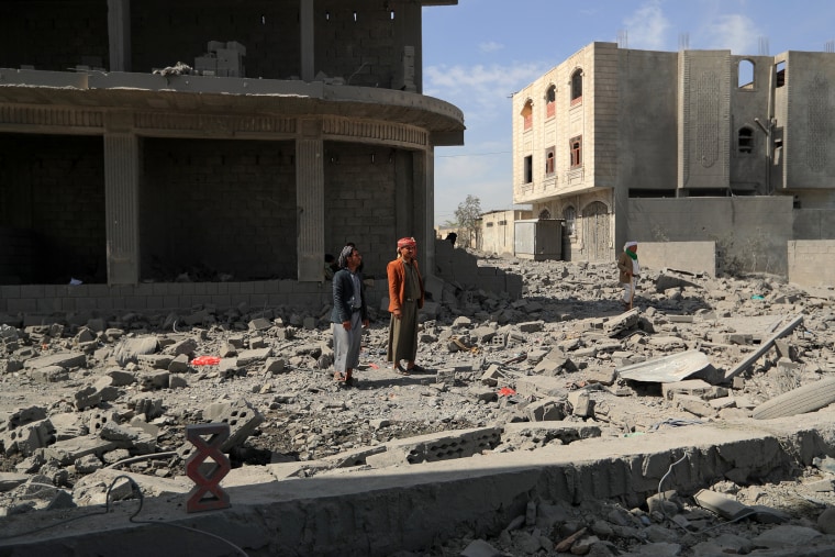 The Huthis, who control large parts of war-torn Yemen, also reported strikes in other parts of the country, including their stronghold Saada in the north.