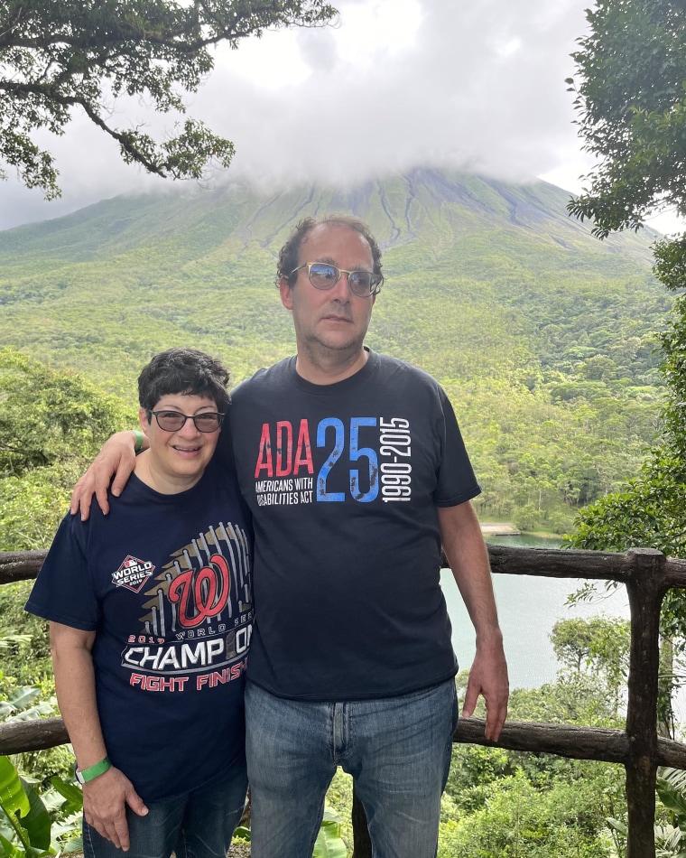 Philip Weintraub and his wife, Liz.