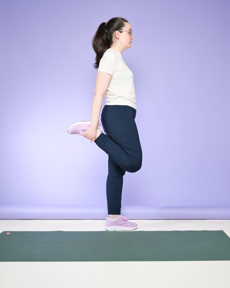 Standing Quad Stretch.