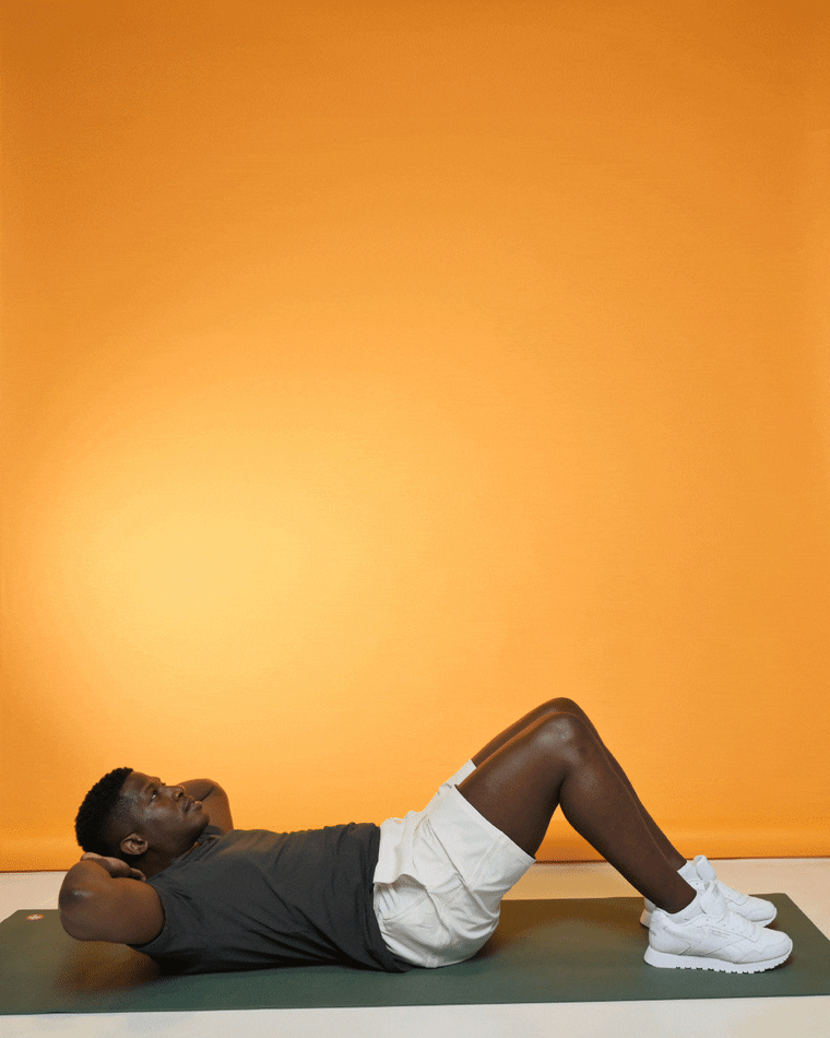 crunches core exercise