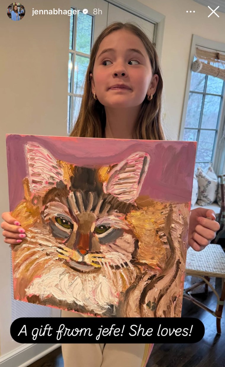 Jenna Bush Hager shares Mila's birthday painting from George W. Bush.