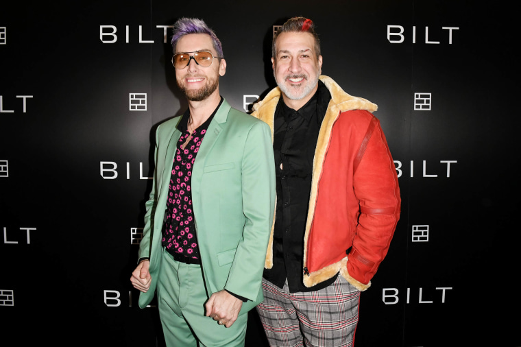 Lance Bass and Joey Fatone
