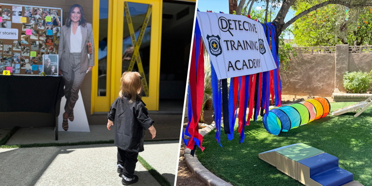Maxine celebrated her first birthday “Law & Order” style thanks to her mom, a megafan of the TV show.