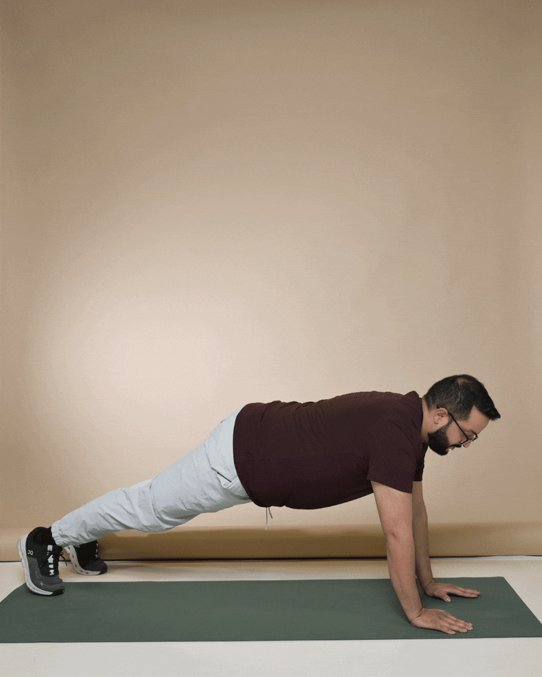 plank shoulder taps core exercise