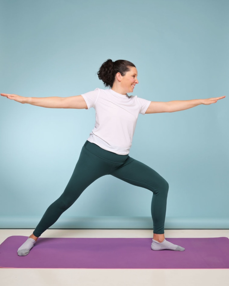 warrior two yoga pose