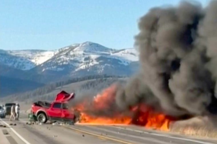 7 killed in Idaho after tour van and truck collide near Yellowstone