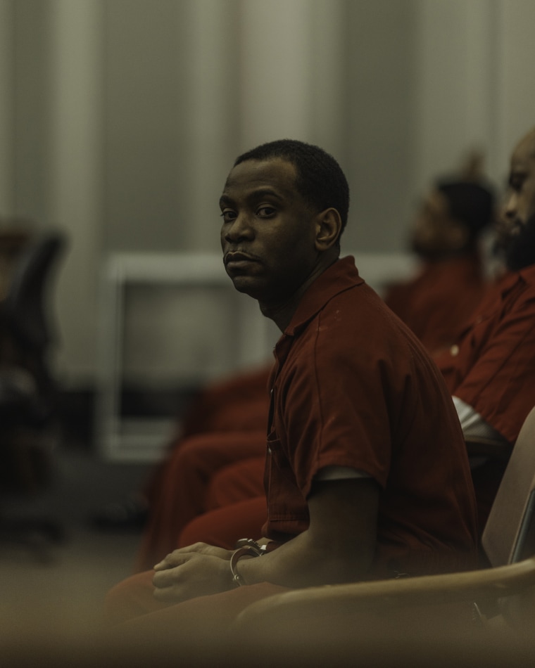 Sinatra Jordan in court on March 10, 2025.