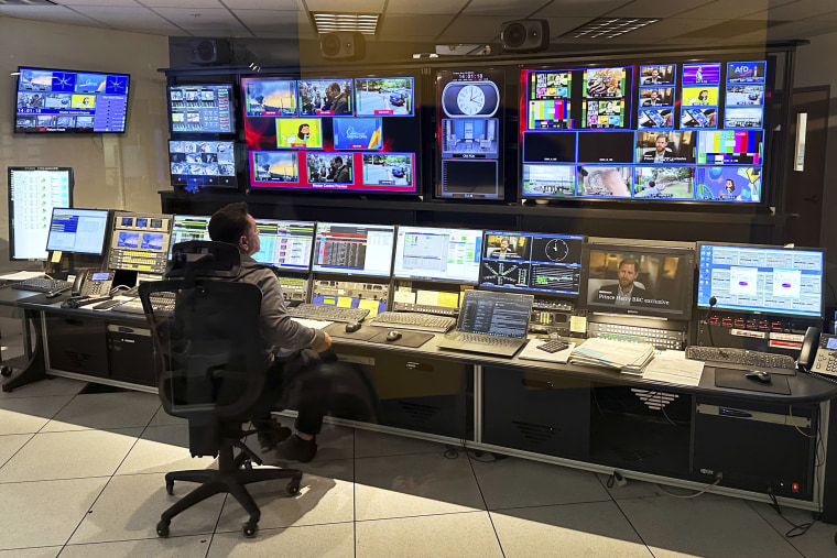 ne of the control rooms at the Arizona PBS offices at the Walter Cronkite School of Journalism and Mass Communication in Phoenix