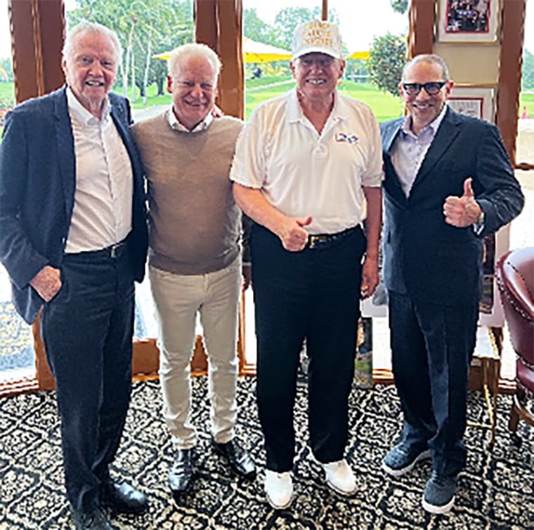 Jon Voight, Steven Paul, President Donald Trump, and Scott Karol politics political politician