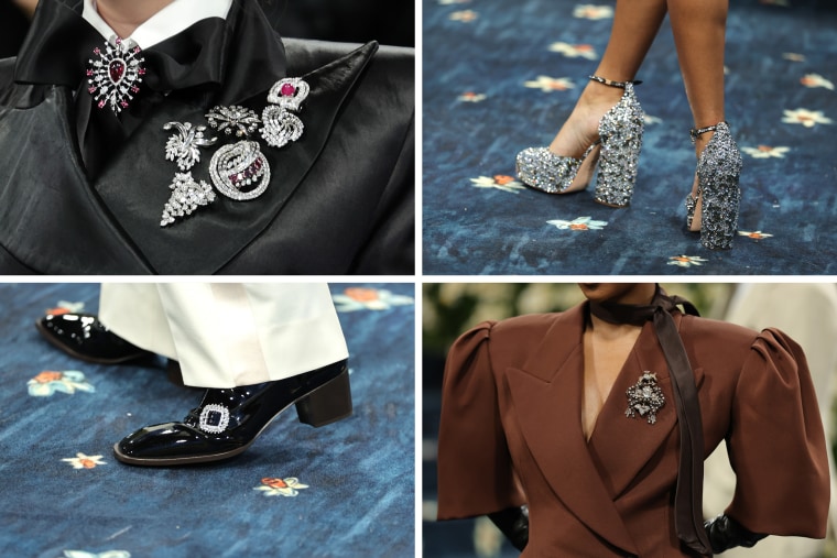 Dapper details on the carpet.