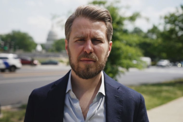 Miles Taylor with Capitol in the background