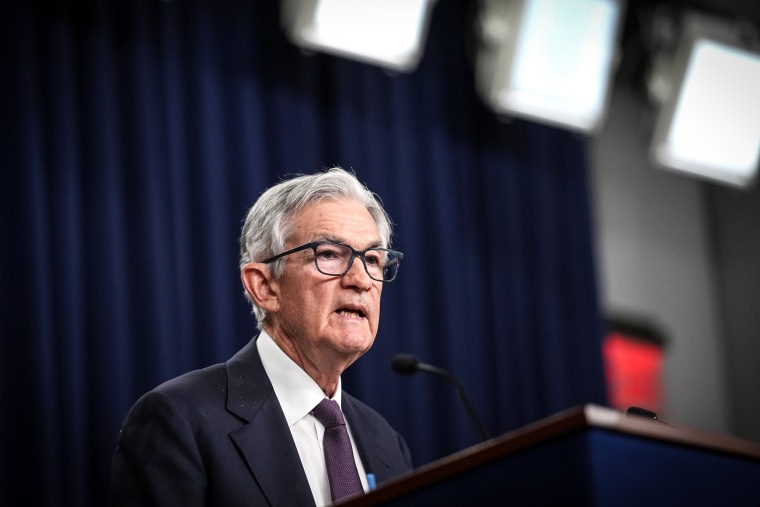 Image: Fed Chair Jerome Powell Holds Press Conference On Interest Rates