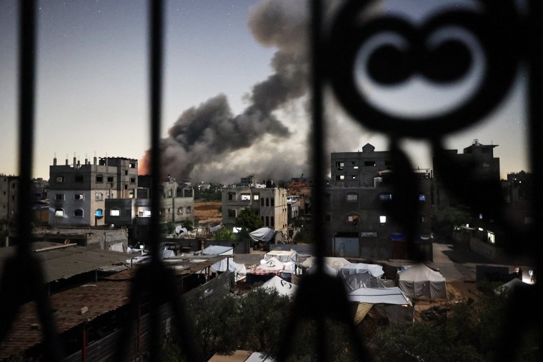 Gaza's civil defence agency said on May 7, that Israeli strikes on a school sheltering displaced people in the war-ravaged Palestinian territory killed 31 people and wounded dozens, with Israel saying it had targeted Hamas militants.