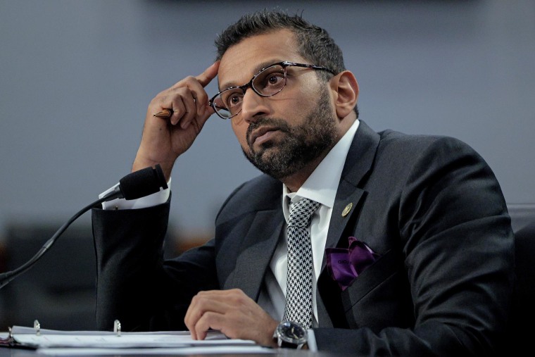 FBI Director Kash Patel testifies before the House Appropriations Committee on May 7, 2025.