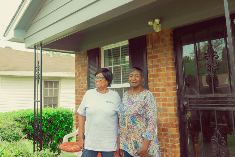 Easter Knox, left, and Sarah Gladney have lived in Boxtown, a close-knit working-class neighborhood in South Memphis, for decades.